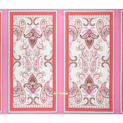 Mood Exclusive Pink Whimsical Wardrobe Slubbed Gauzy Cotton Woven Panel Full