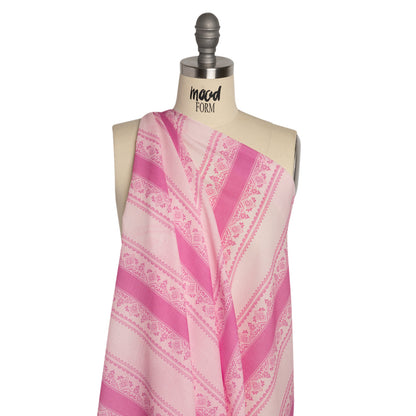 Mood Exclusive Pink Feel the Vibe Cotton Crepe Drape