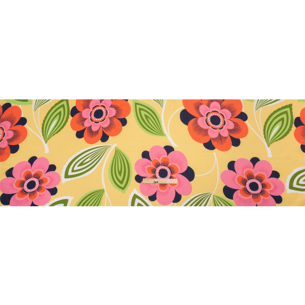 Mood Exclusive Yellow Coconut Breeze Cotton Crepe Full