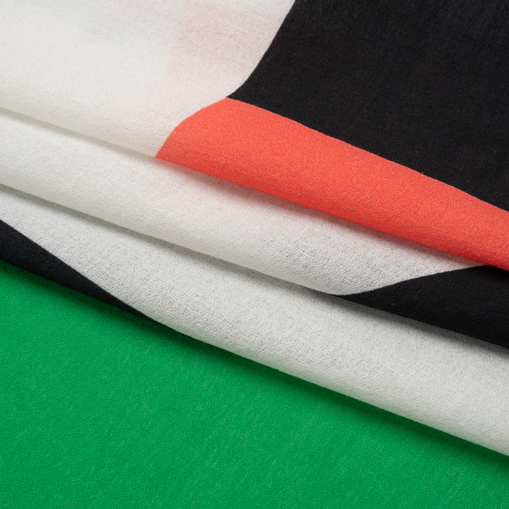 Mood Exclusive Green Down the Line Cotton Crepe Folded