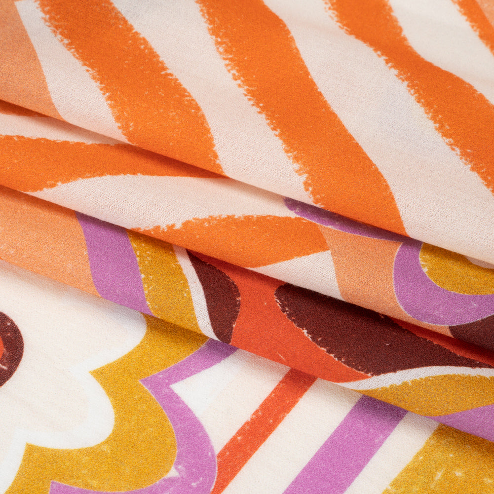 Mood Exclusive Carnation Craze Cotton Crepe Folded