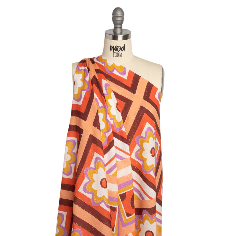 Mood Exclusive Carnation Craze Cotton Crepe Drape