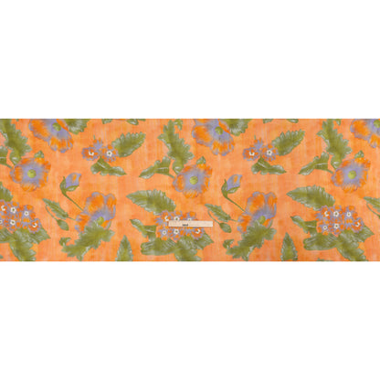 Mood Exclusive Orange Clementines and Lavender Cotton Crepe Full