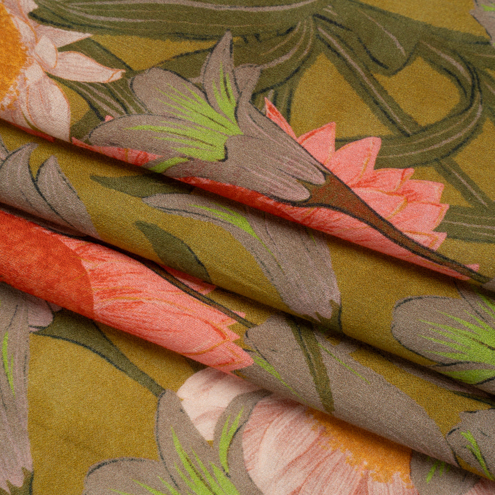 Mood Exclusive Flowers for Frances Cotton Crepe Folded