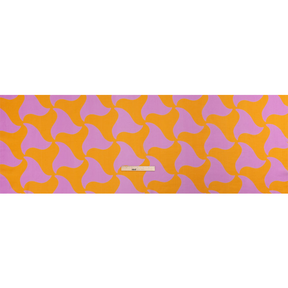 Mood Exclusive Orange Gumdrop Pinwheels Cotton Crepe Full