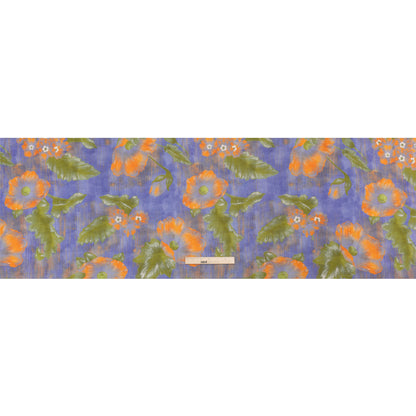 Mood Exclusive Blue Clementines and Lavender Cotton Crepe Full