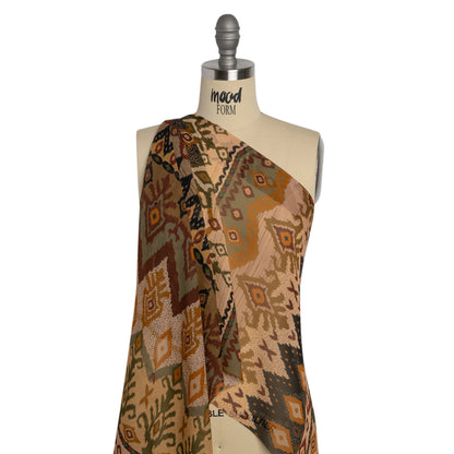 Mood Exclusive Ochre Land and Sky Viscose Chiffon Detail