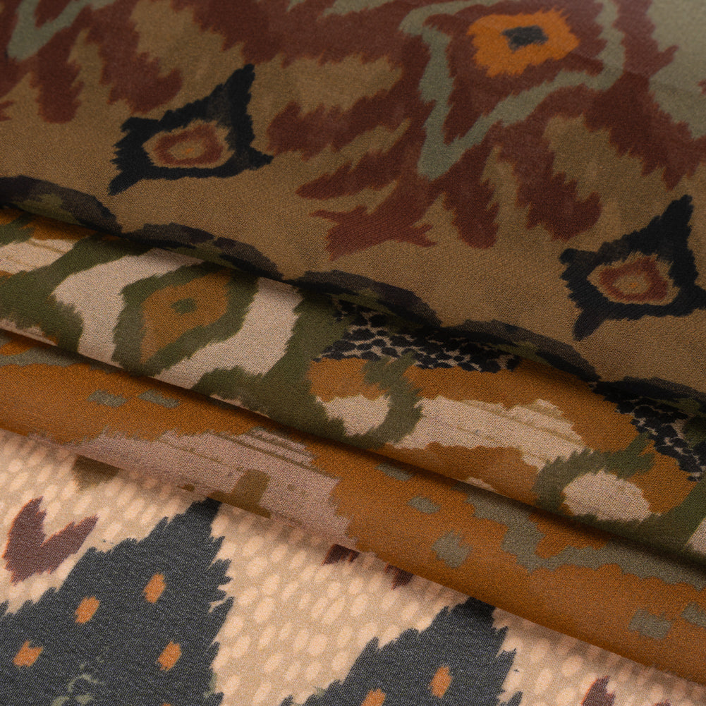 Mood Exclusive Ochre Land and Sky Viscose Chiffon Full