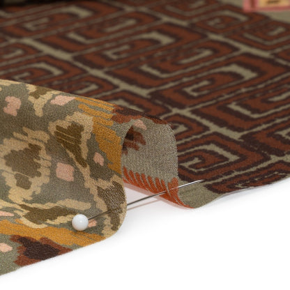 Mood Exclusive Olive Style Central Viscose Chiffon Detail