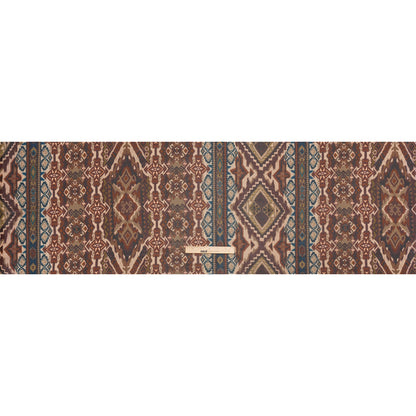 Mood Exclusive Rust Maze Markings Viscose Chiffon Drape