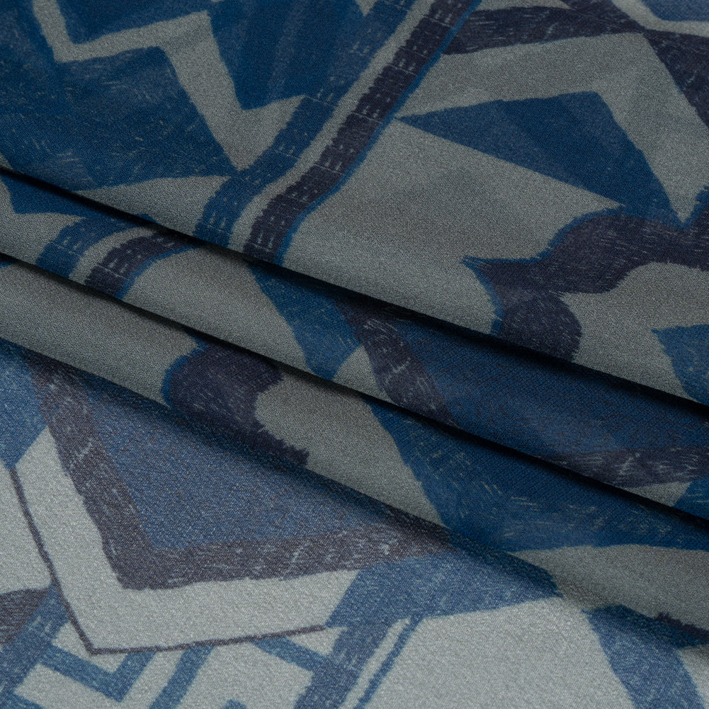Mood Exclusive Steel Awaiting Eruption Viscose Chiffon Panel Full