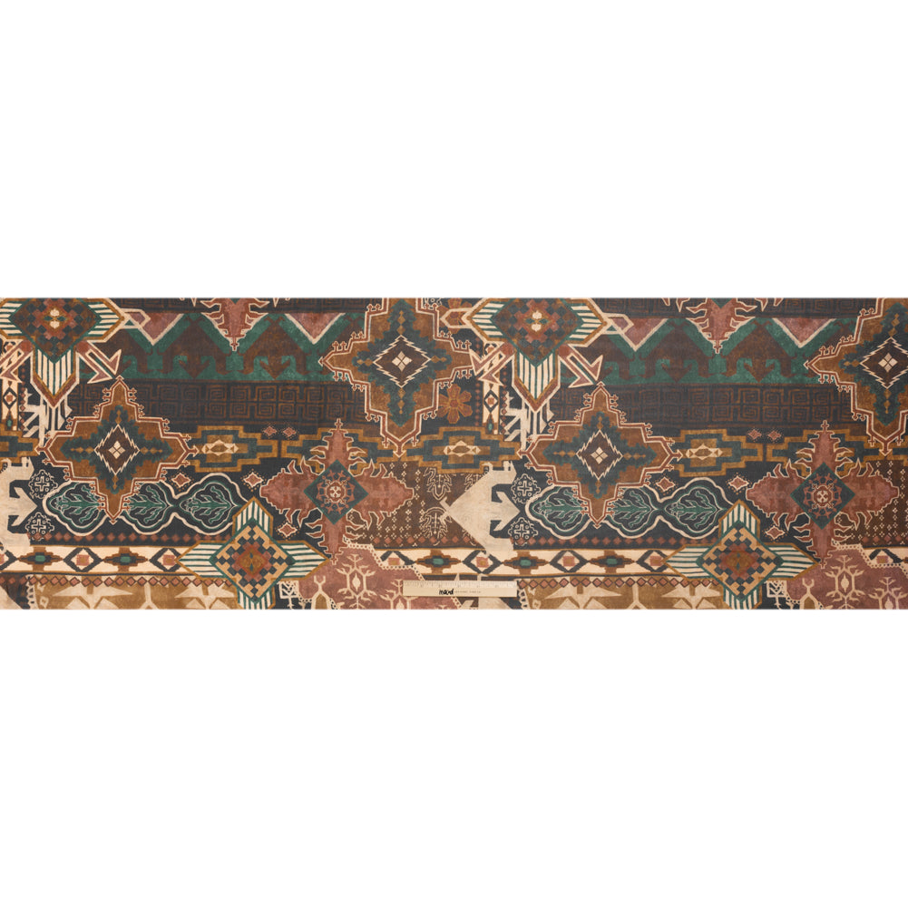 Mood Exclusive Brown Pathway Prowler Viscose Chiffon Drape