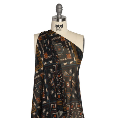 Mood Exclusive Black Anything But Deserted Viscose Chiffon Detail
