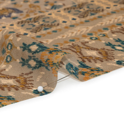 Mood Exclusive Beige My Embroidered Life Viscose Chiffon Panel Folded