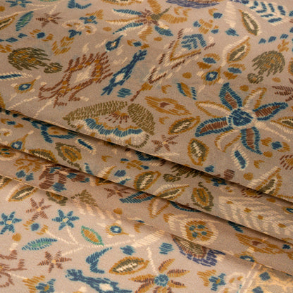 Mood Exclusive Beige My Embroidered Life Viscose Chiffon Panel Full