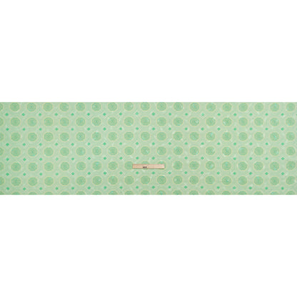 Hands Viscose Jacquard Print - Green Geometric - Mood Exclusive Retro Reverb Drape