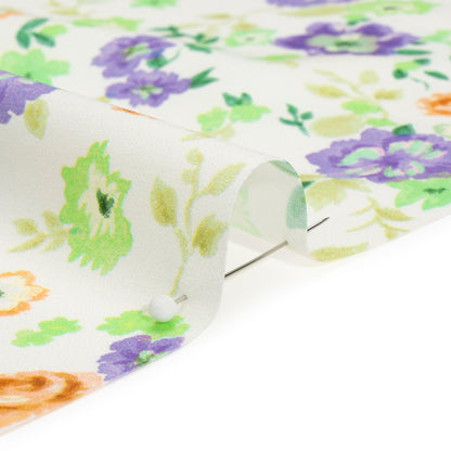 Mood Exclusive White Inch by Inch Stretch Cotton Poplin Detail