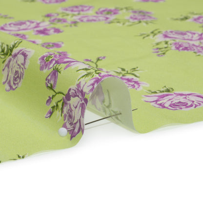 Mood Exclusive Key Lime Divine Stretch Cotton Poplin Detail