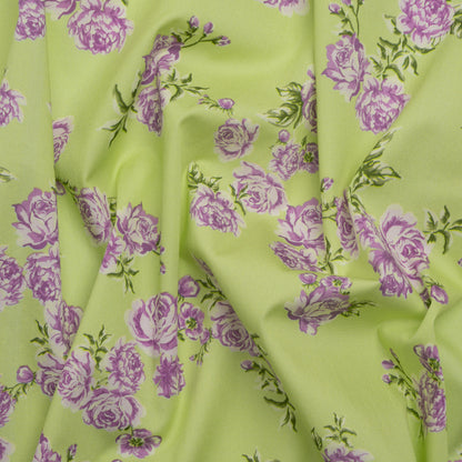 Mood Exclusive Key Lime Divine Stretch Cotton Poplin