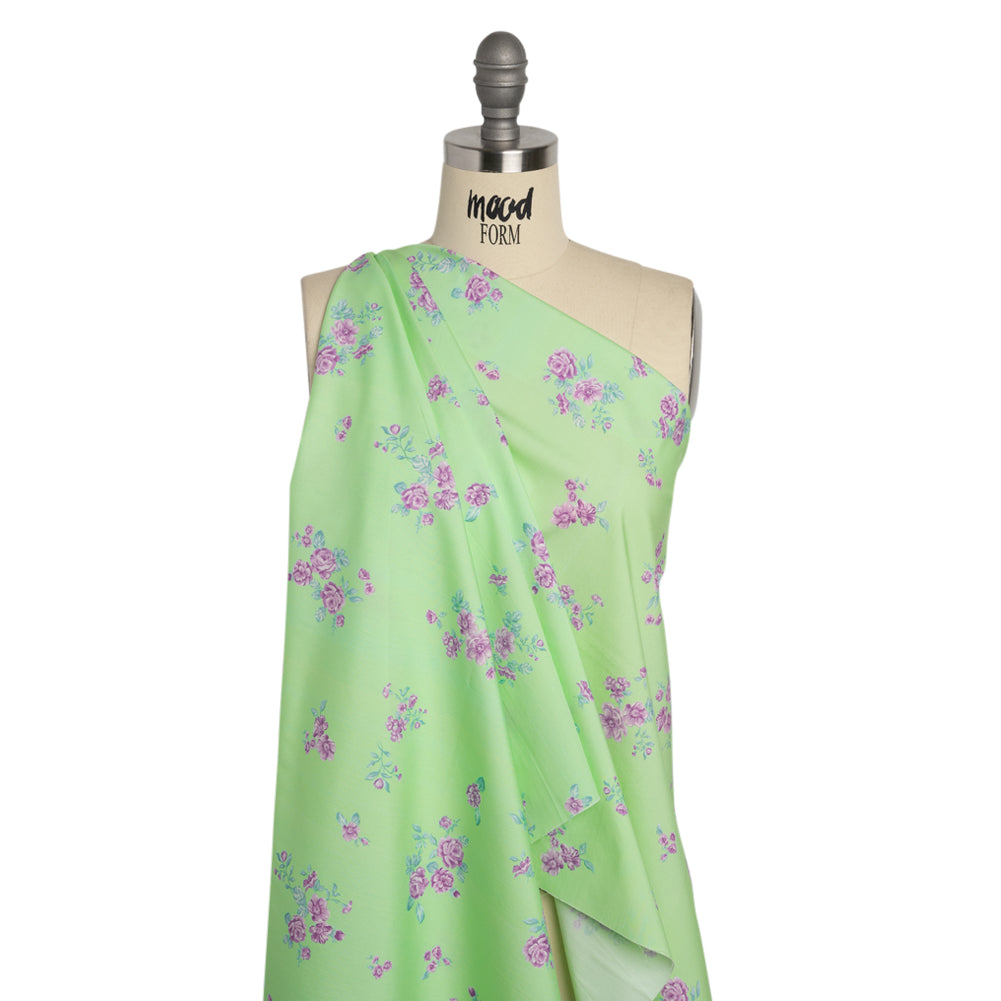 Mood Exclusive Mint Moment Stretch Cotton Poplin Drape