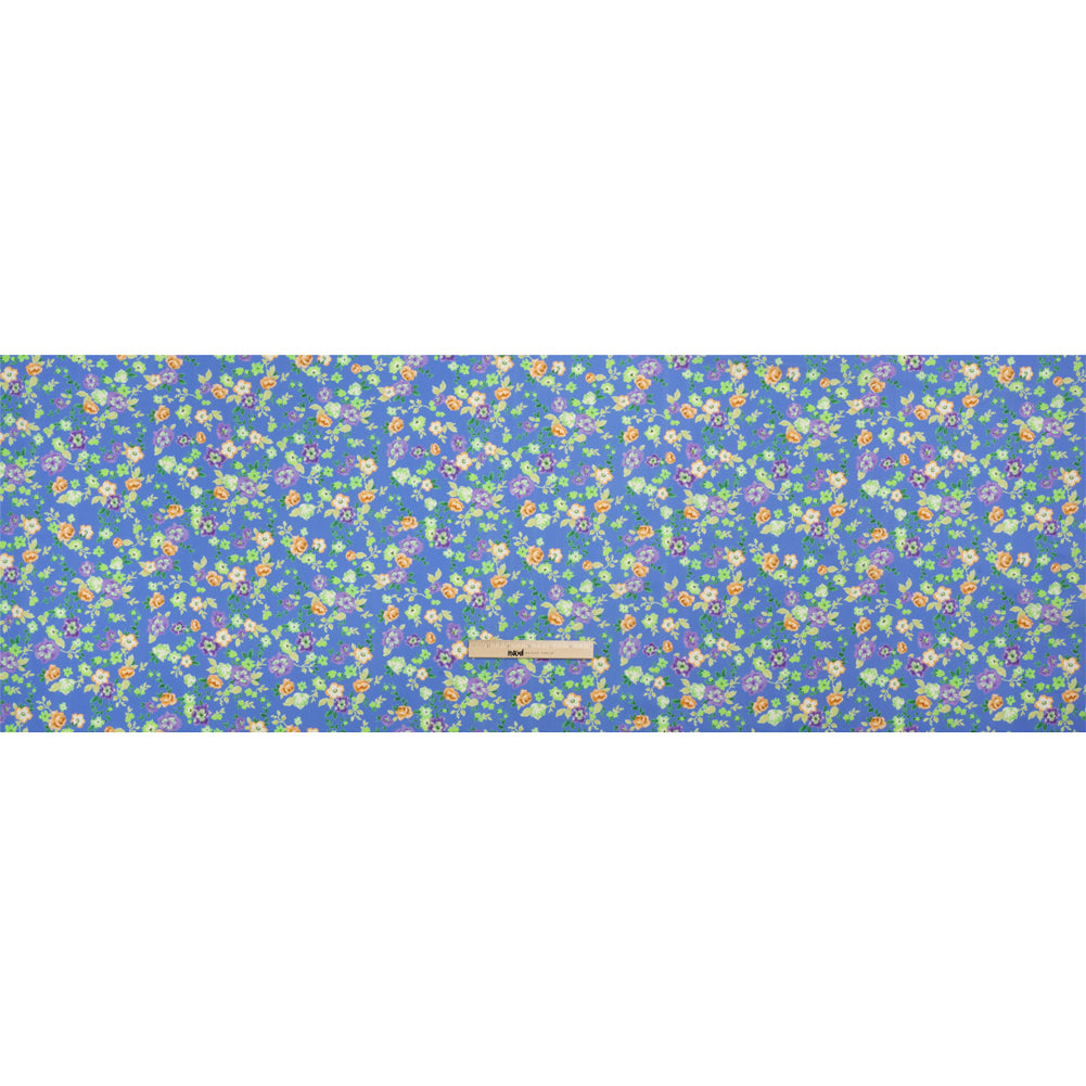 Mood Exclusive Blue Inch by Inch Stretch Cotton Poplin Full
