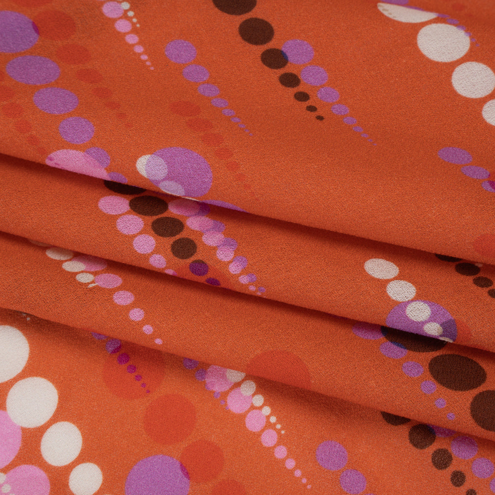 Mood Exclusive Orange Rain on Me Cotton Crepe Folded