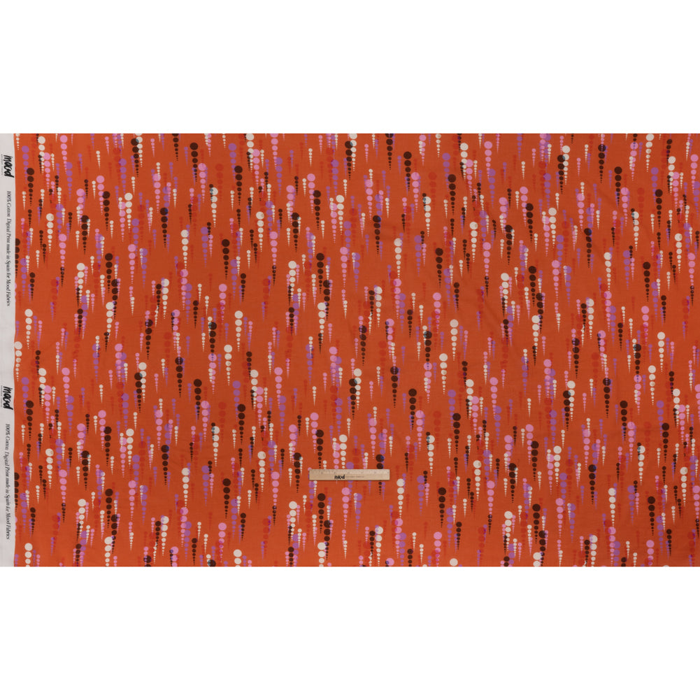 Mood Exclusive Orange Rain on Me Cotton Crepe - Full