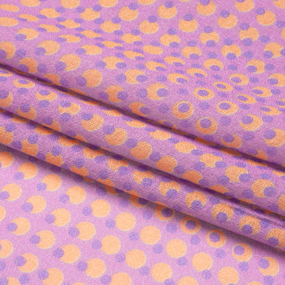 Mood Exclusive Purple Molecular Madness Cotton Crepe Folded