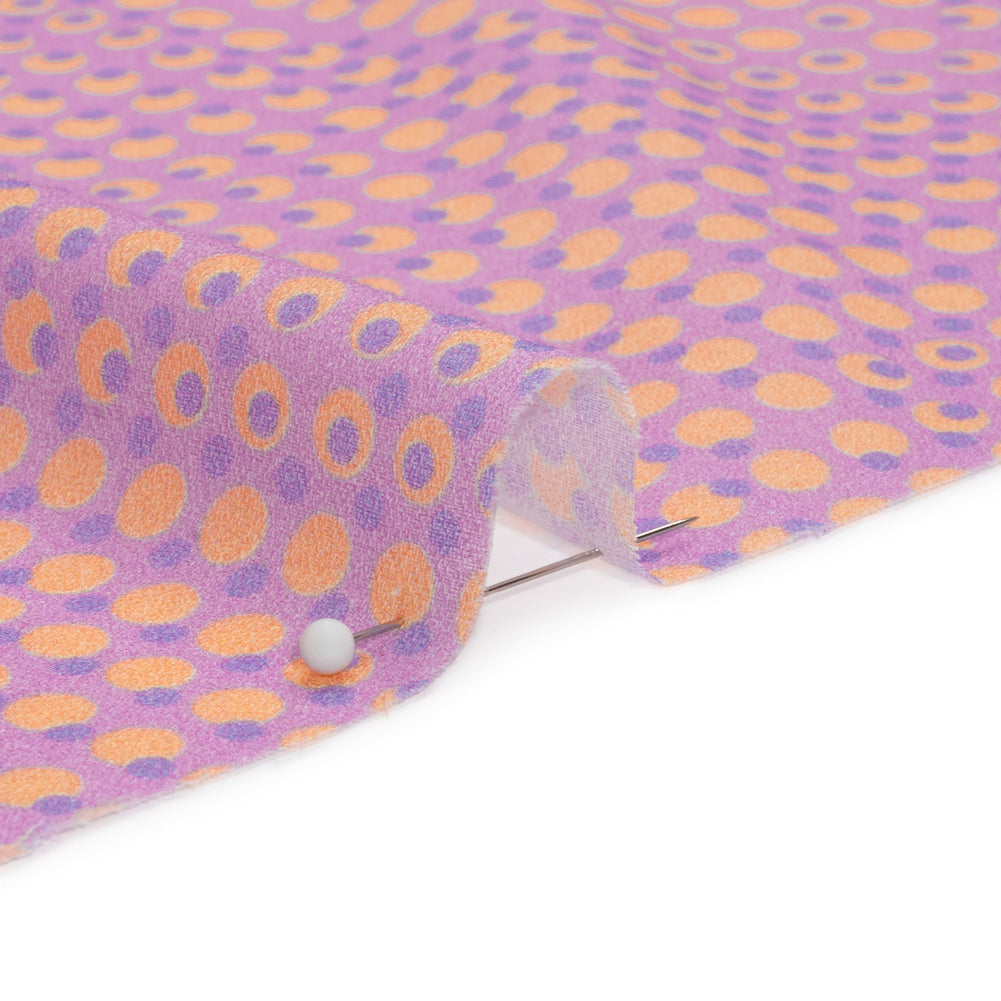 Mood Exclusive Purple Molecular Madness Cotton Crepe Detail