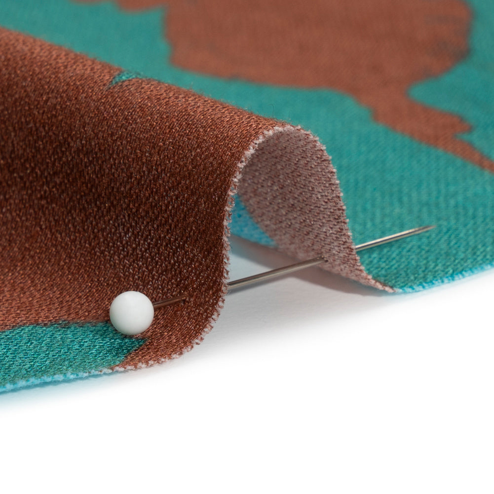 Mood Exclusive Teal Oliva Indulgence Viscose Woven Folded