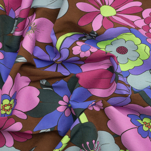 Mood Exclusive Daisy Delight Stretch Viscose and Polyamide Twill