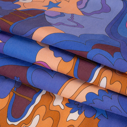 Mood Exclusive Over the Moon Stretch Viscose and Polyamide Twill Full