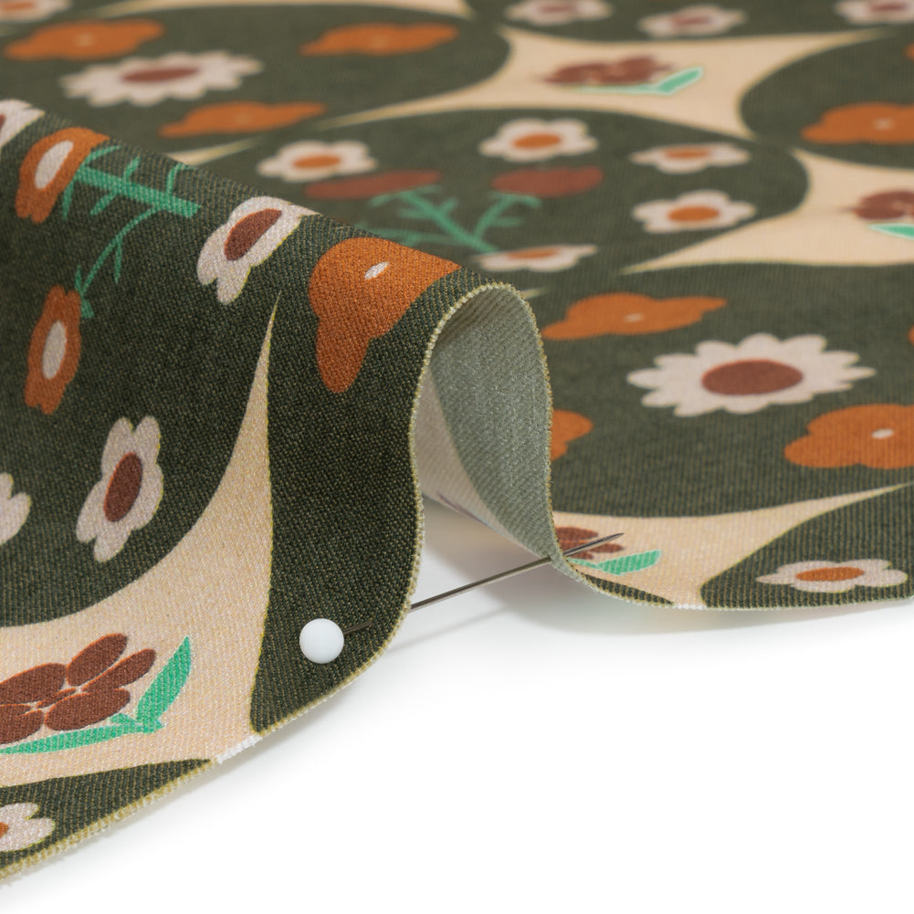 Mood Exclusive Polka Dot Lawn Stretch Viscose and Polyamide Twill Folded