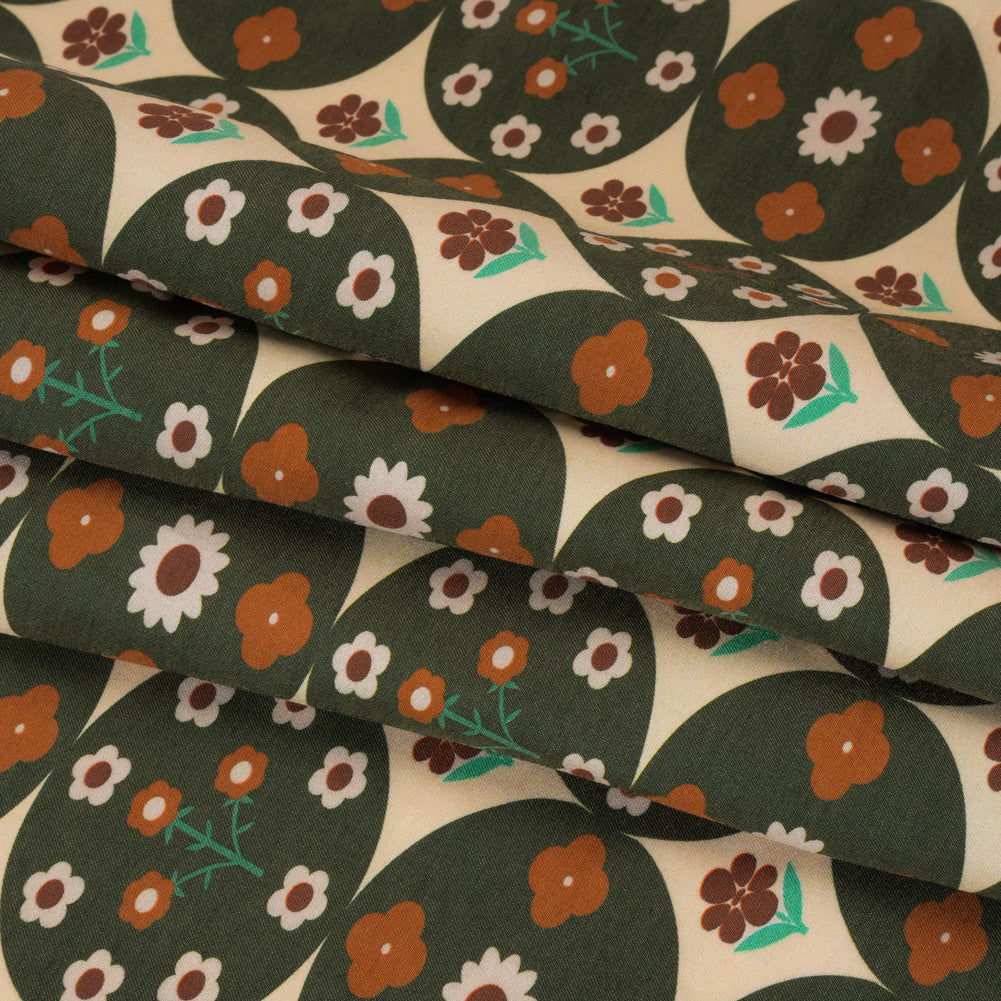 Mood Exclusive Polka Dot Lawn Stretch Viscose and Polyamide Twill Full