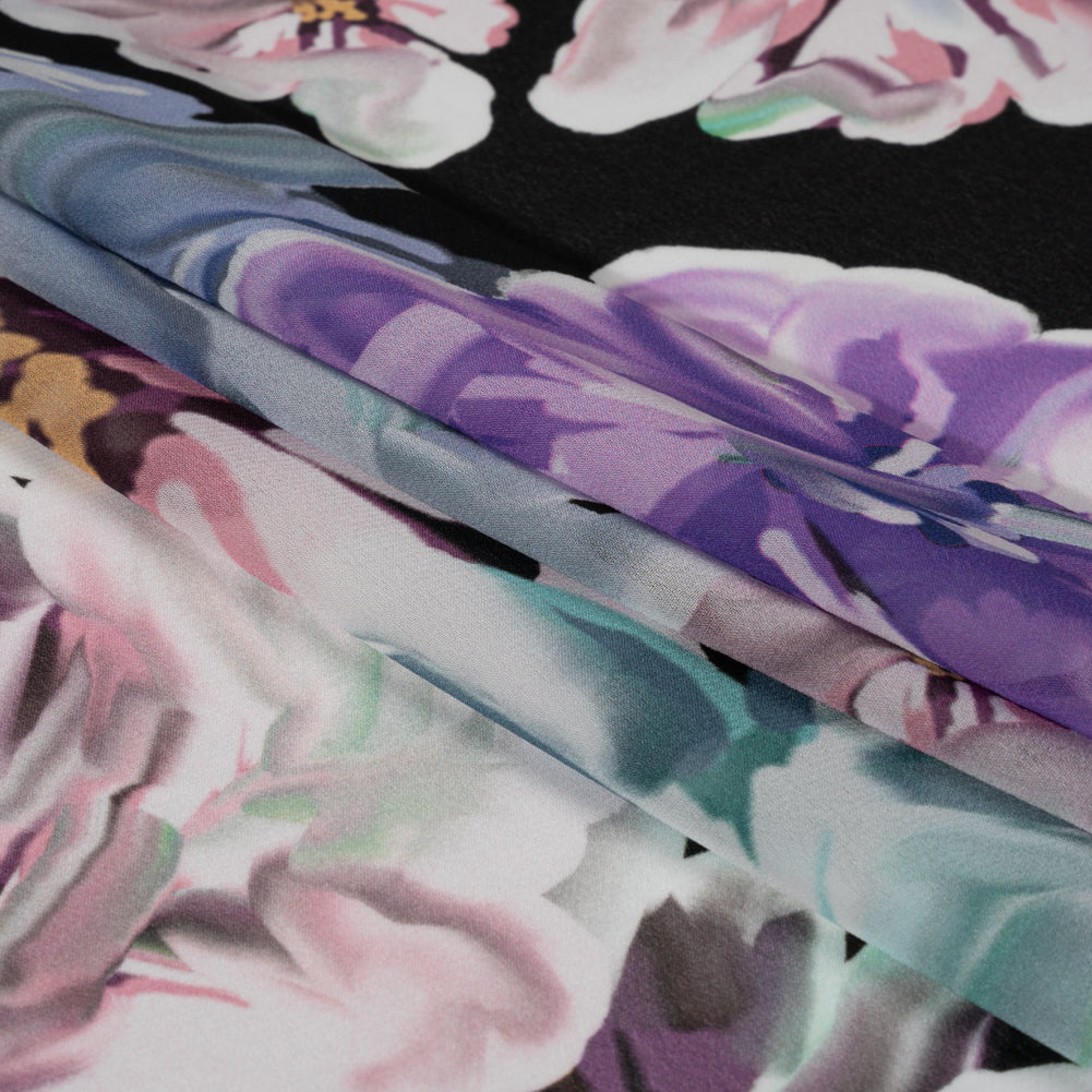 Mood Exclusive Purple Aromatic Affections Viscose Chiffon Full