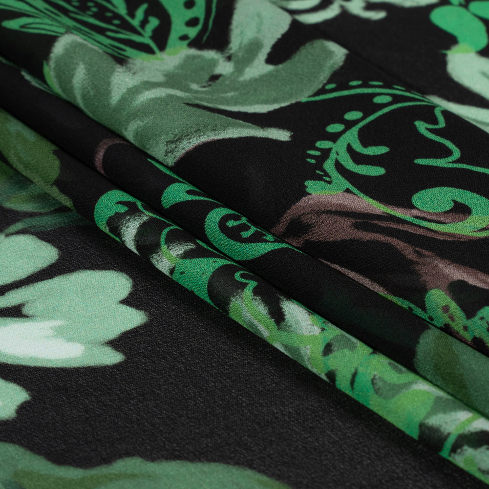 Mood Exclusive Green Ballroom Botanicals Viscose Chiffon Full