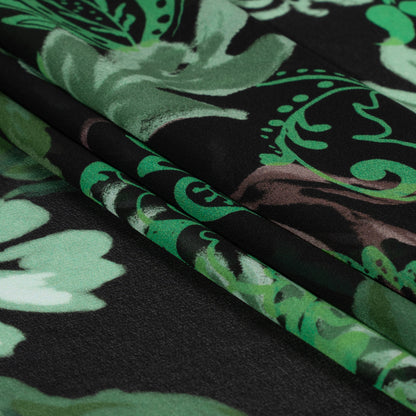Mood Exclusive Green Ballroom Botanicals Viscose Chiffon Full