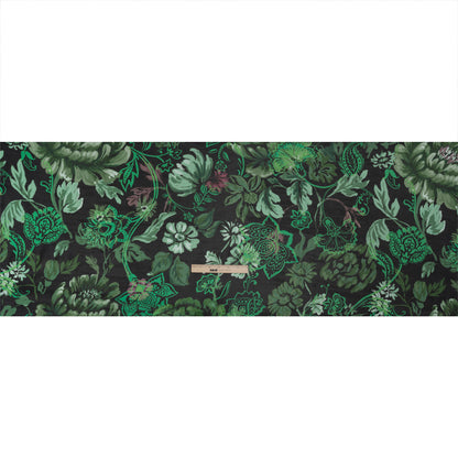 Mood Exclusive Green Ballroom Botanicals Viscose Chiffon Drape