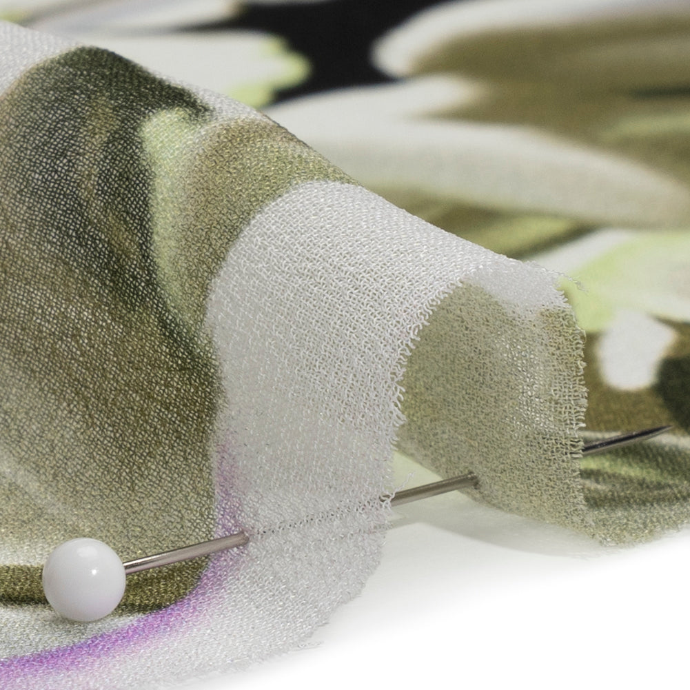 Mood Exclusive Peach Aromatic Affections Viscose Chiffon Detail