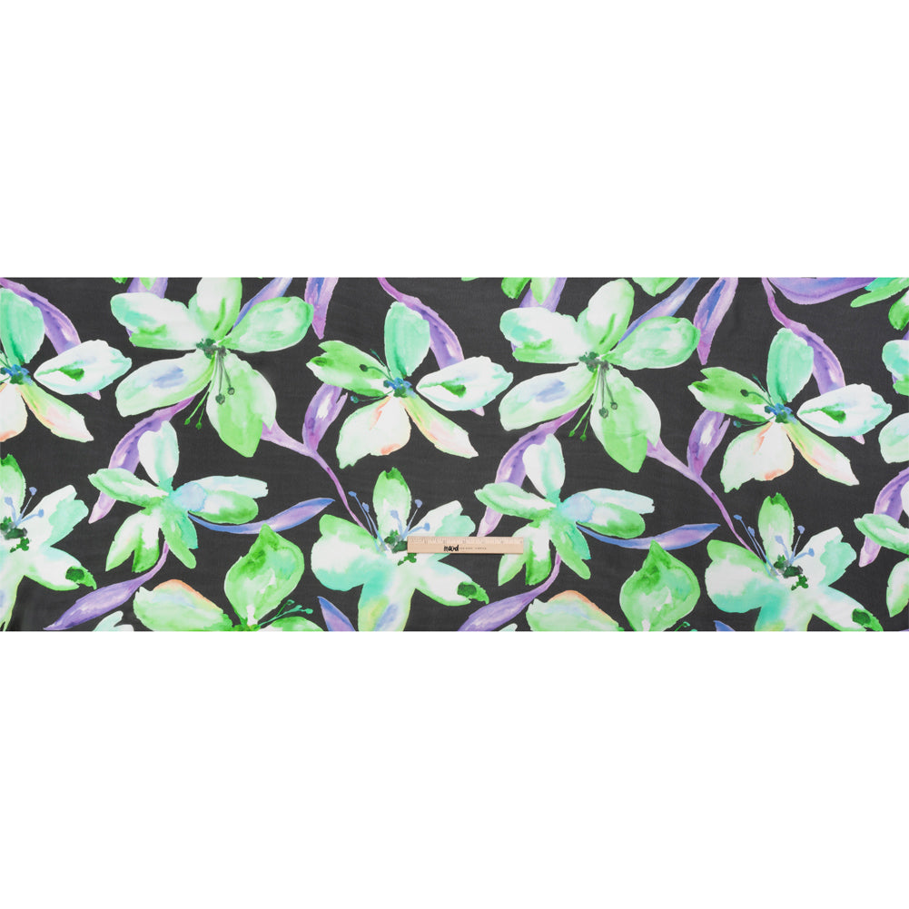 Mood Exclusive Green Orchid Overture Viscose Chiffon Drape