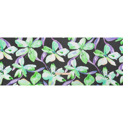 Mood Exclusive Green Orchid Overture Viscose Chiffon Drape