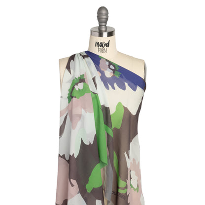 Mood Exclusive Taupe Garden Giants Viscose Chiffon Detail