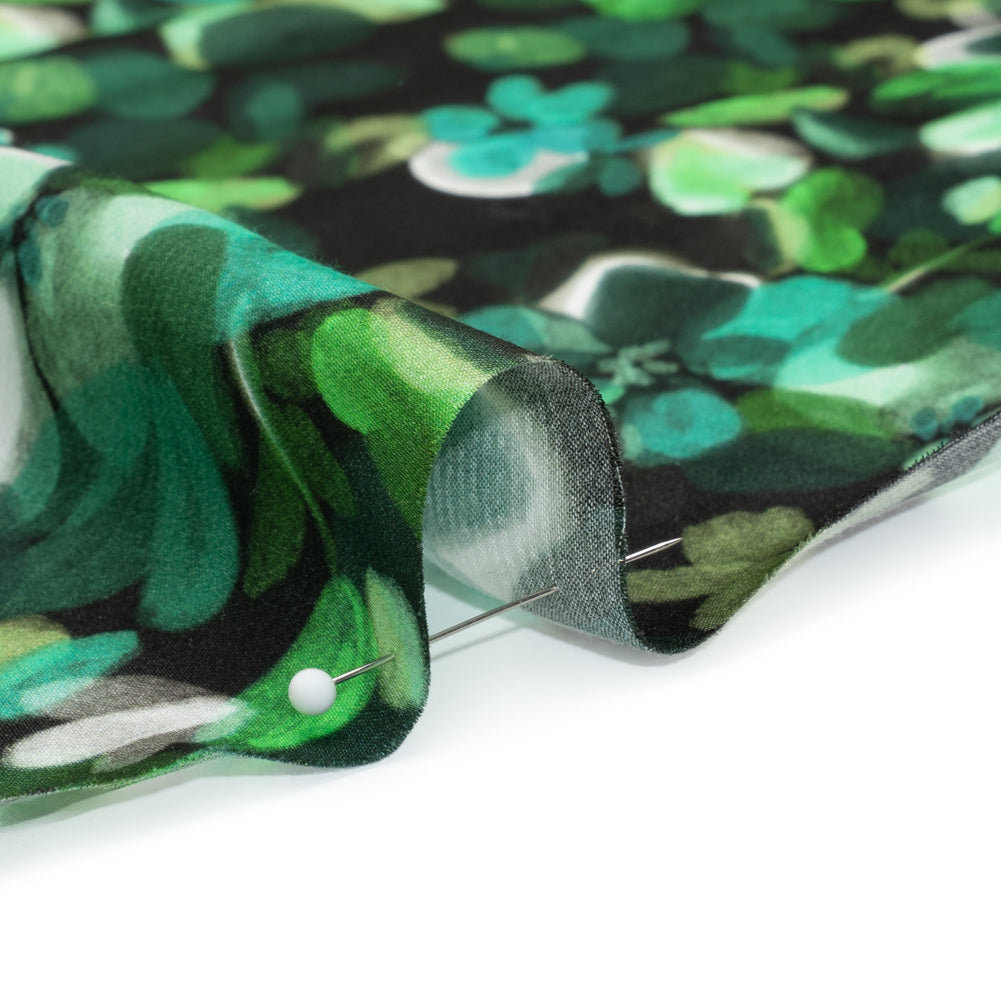 Mood Exclusive Midnight Meadow Striped Viscose Dobby Folded
