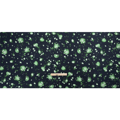 Mood Exclusive Green Murph's Hope Striped Viscose Dobby Drape