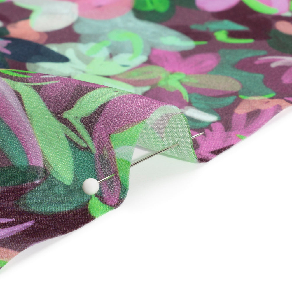 Mood Exclusive Mulberry Gardens Striped Viscose Dobby Folded