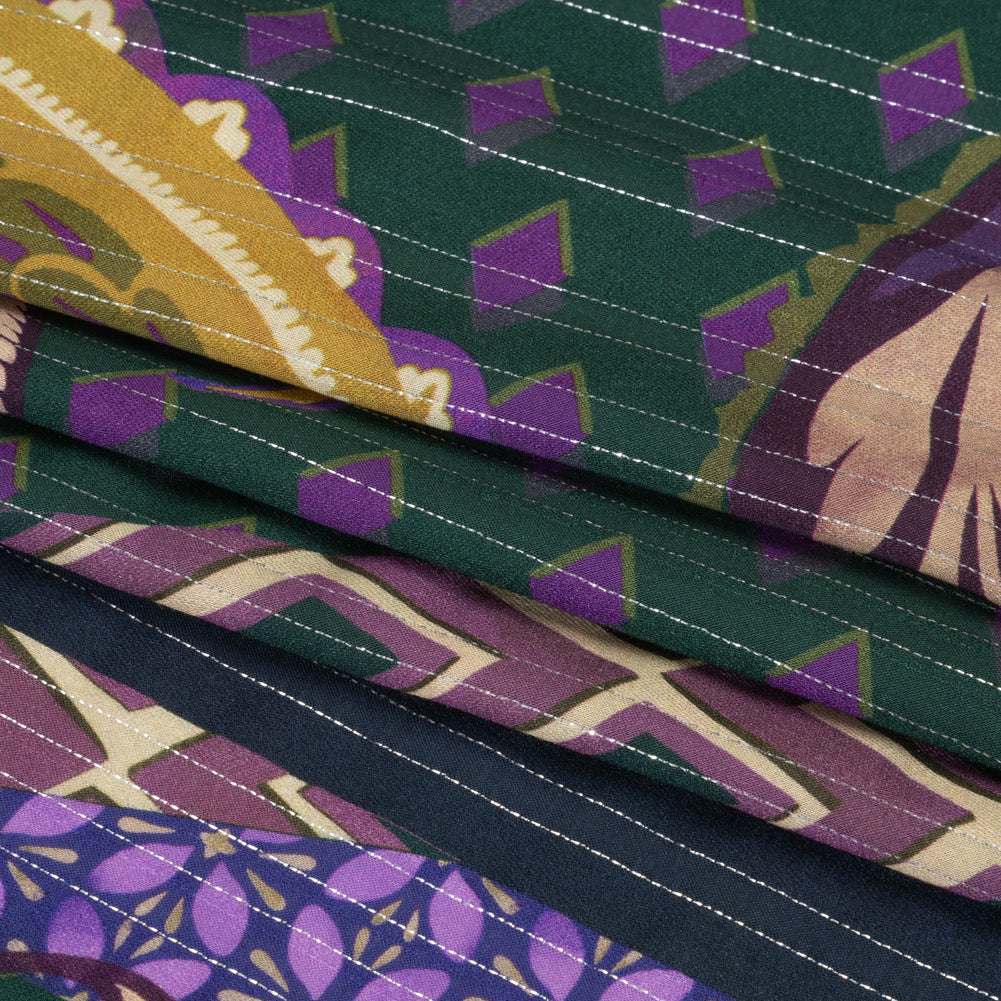 Mood Exclusive Pretty for Paisley Metallic Striped Viscose Dobby Full