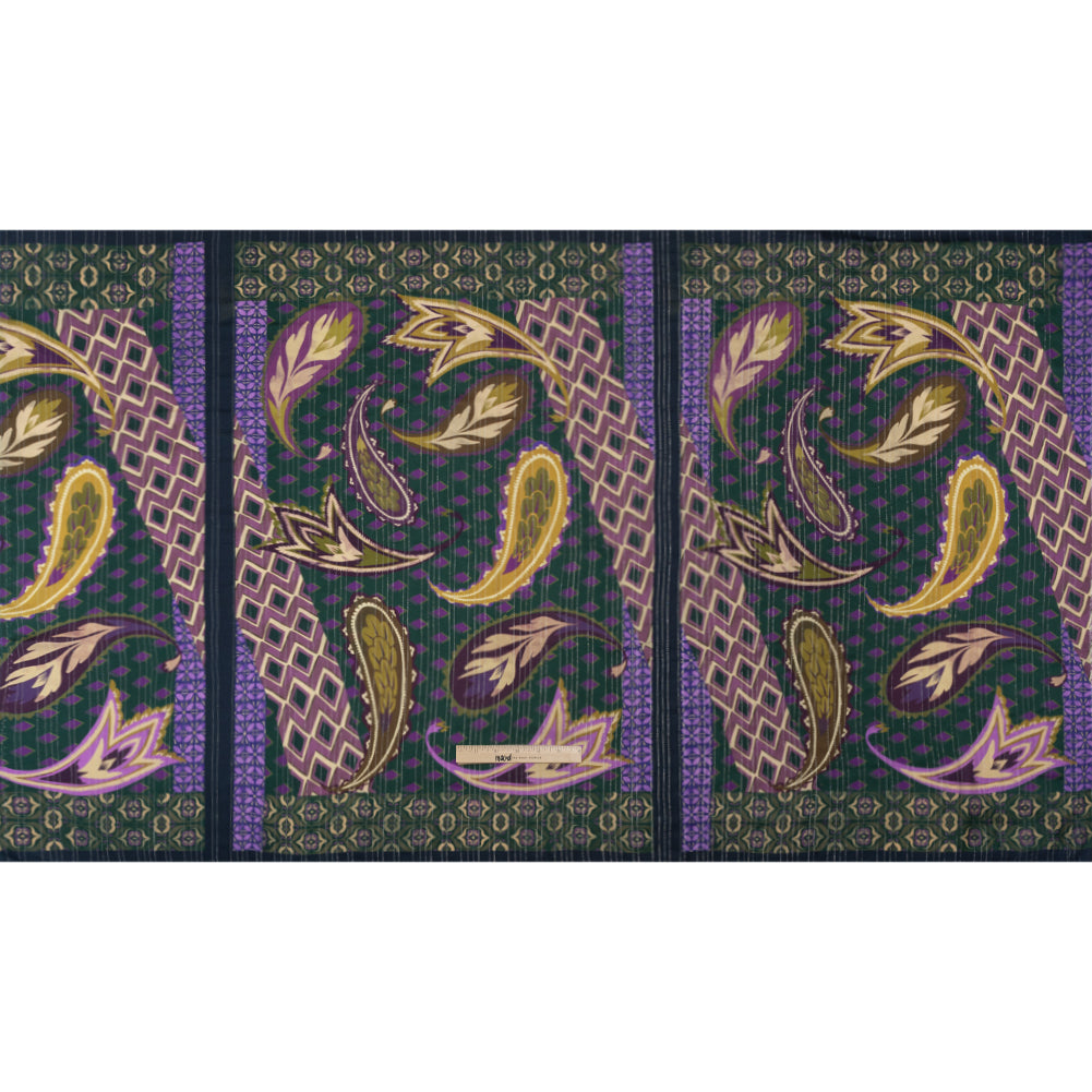 Mood Exclusive Pretty for Paisley Metallic Striped Viscose Dobby Drape