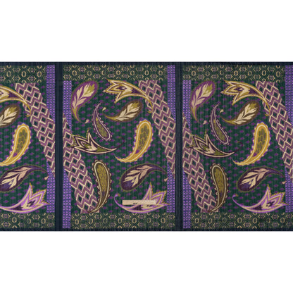 Mood Exclusive Pretty for Paisley Metallic Striped Viscose Dobby Drape