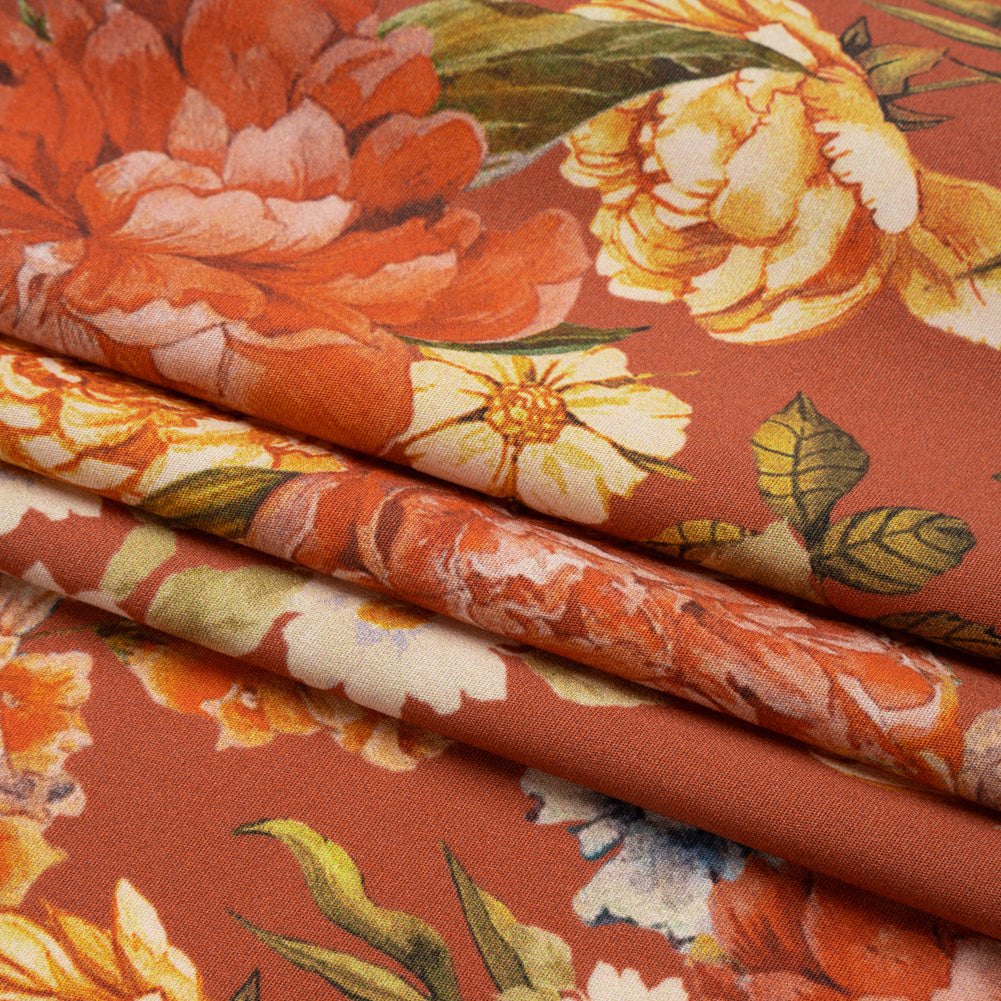 Mood Exclusive Petal Plucking Stretch Cotton Poplin Folded