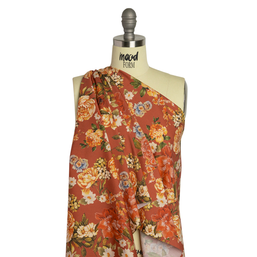 Mood Exclusive Petal Plucking Stretch Cotton Poplin Drape